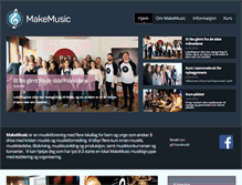 Tablet Screenshot of makemusic.org