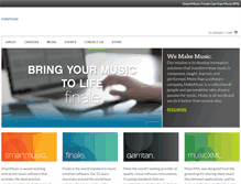 Tablet Screenshot of makemusic.com